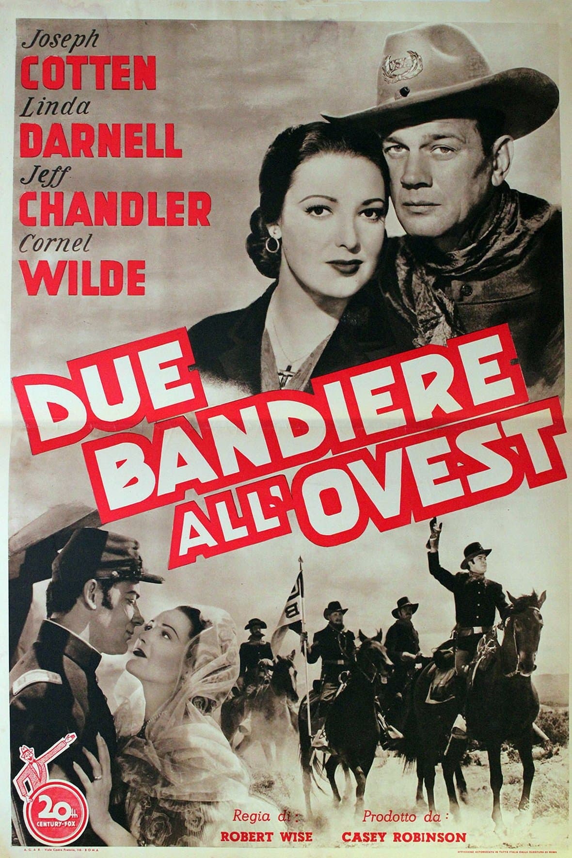 Due bandiere all'ovest