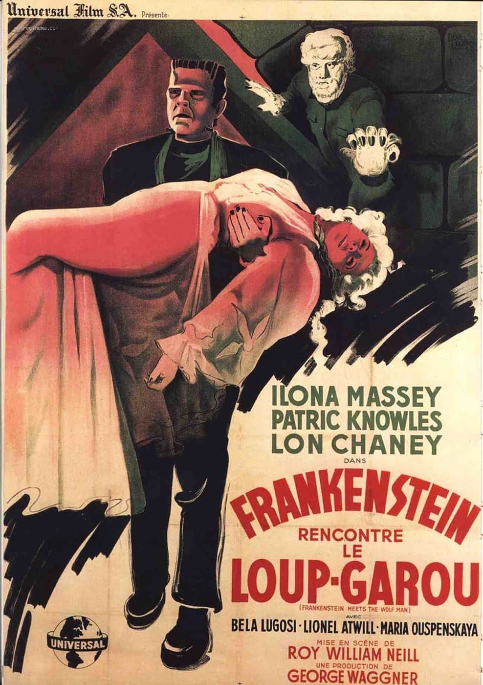 Frankenstein rencontre le loup-garou