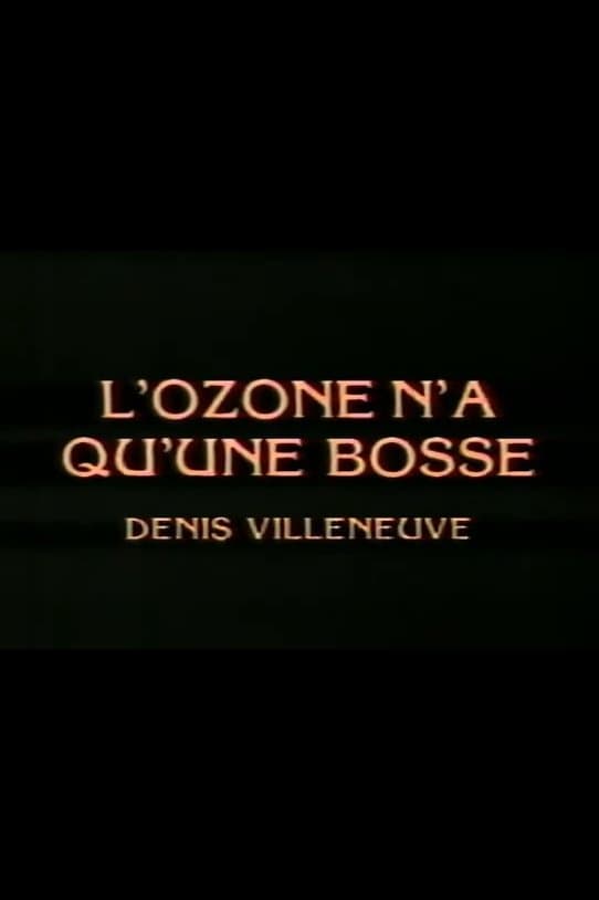 L'ozone n'a qu'une bosse