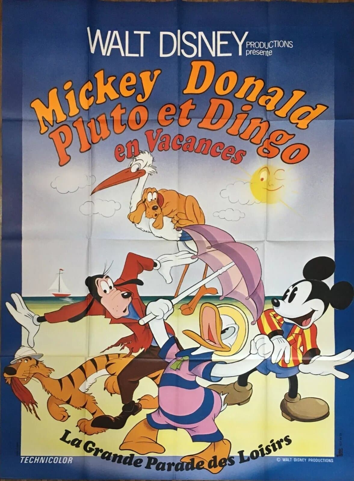 Mickey, Donald, Pluto et Dingo en vacances